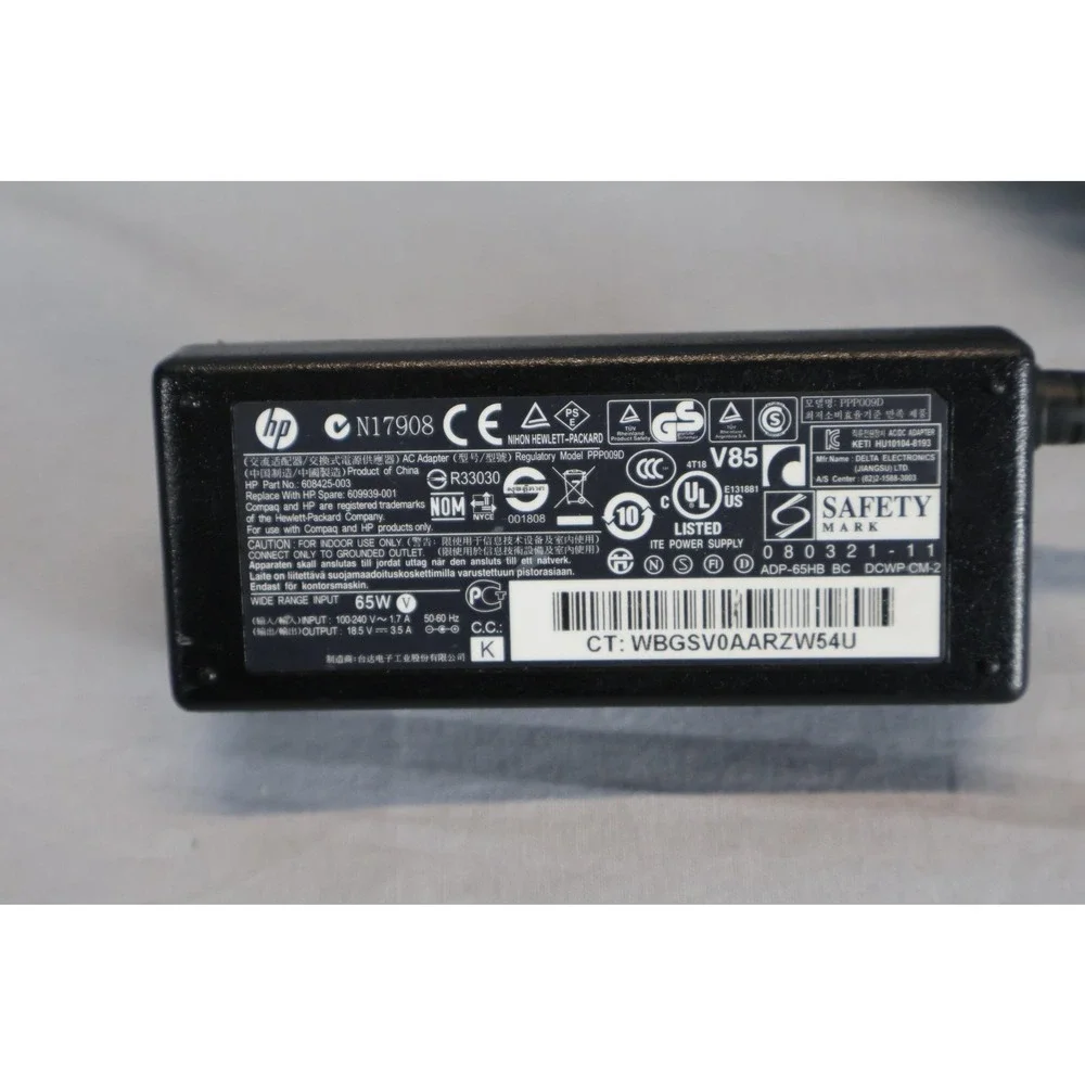 HP Laptop Charger Power Adapter 65W‎ Model PPP009D ADP-65HB AC Adapter Cable